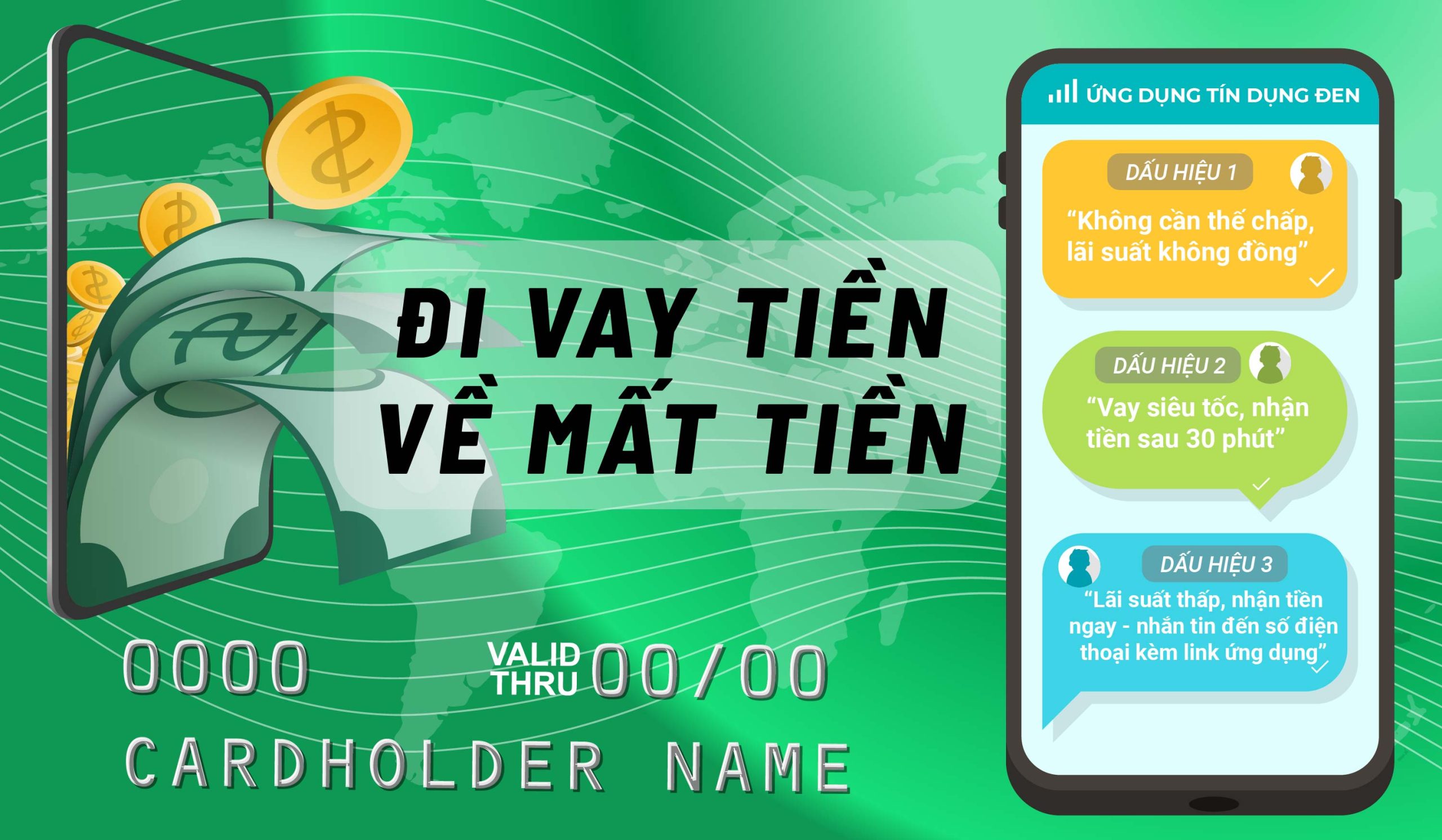 Lừa đảo vay tiền trực tuyến, gán nợ chiếm đoạt tài sản